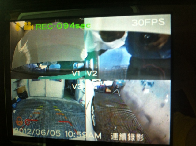 四分割畫面滿了